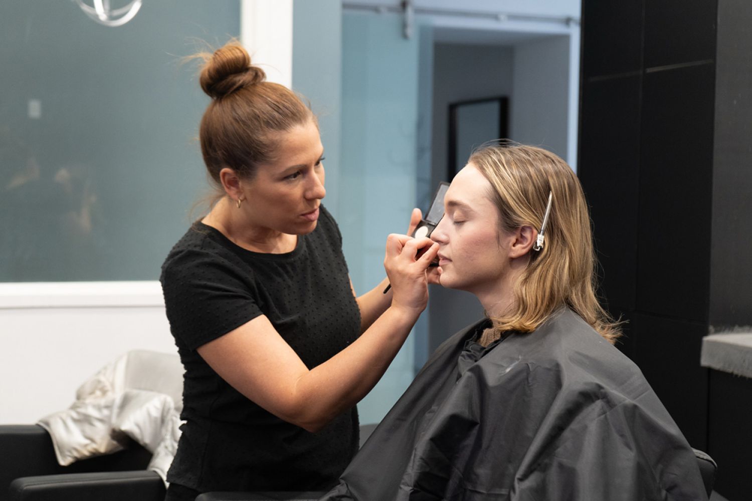 Makeup application