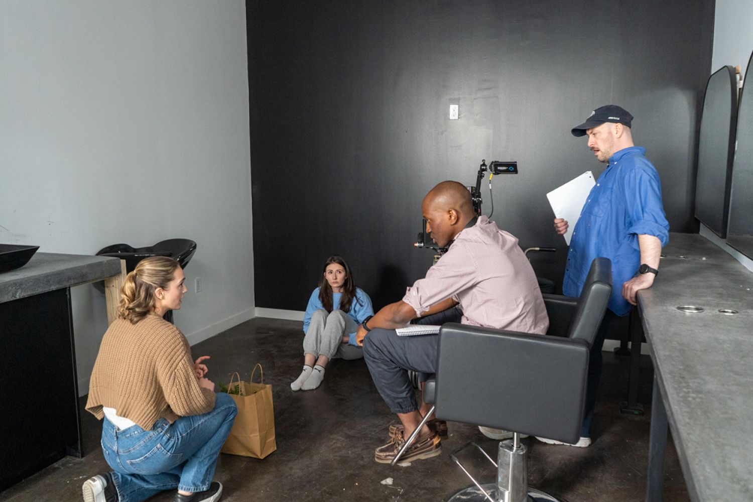 Director gets involved in a scene from NIHIL